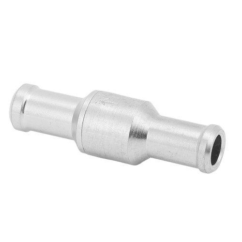 1 Way Nonreturn Check Valve Aluminium Alloy Silver For Water Oil Petrol - Picture 7 of 22