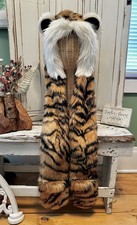SpiritHoods SAMPLE Tiger Forever Jungle Lion Spirit Hood Rave Hat Unreleased OAK