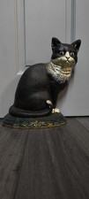 Vintage Cast Iron Cat Door Stop  !!!!