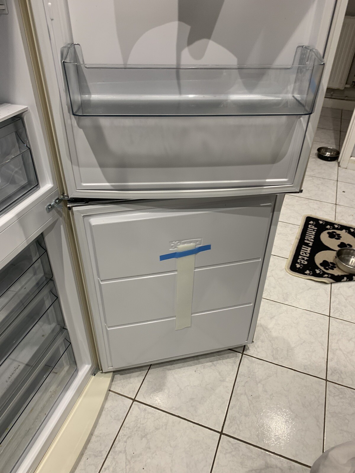 Lamona FLM6307 Freestanding 70/30 Cream Retro Fridge Freezer eBay