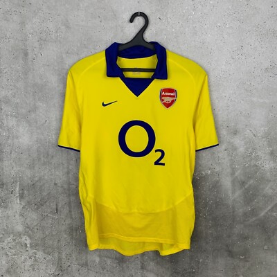 ARSENAL 2003 2004 2005 AWAY FOOTBALL SHIRT NIKE JERSEY SIZE S | eBay