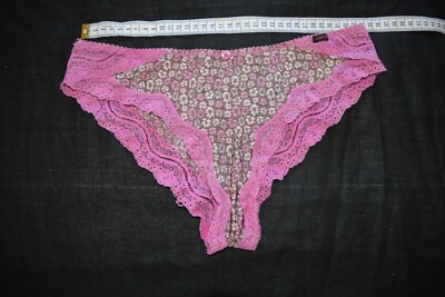 womens vintage lingerie marks and spencer purple polyamide panties size 12 uk