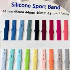 Silicone Band Strap For Apple Watch iWatch Ultra 3 2 SE 11 10 9 8 7 6 54 38-49mm