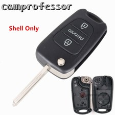 Folding Remote Key Shell Case Fob 3 Button For Kia Picanto 2011 2012 2013 2014