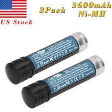 2Pcs 3.6V 3.6AH Ni-MH Battery for Black & Decker VP100 VP105 VP110 VP130 VP143