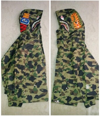 A Bathing Ape 1st Camo Shark Snowboard Jacket | eBay