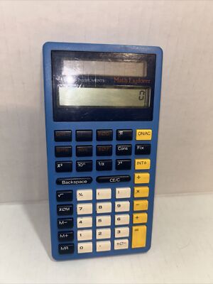 Texas Instruments Math Explorer Calculator Texas Instruments Math Explorer Handheld Calculator - Solar Powered I ...