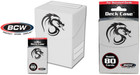 White BCW Gaming Deck Case - Holds 80 Sleeved Gaming cards - Card Protector — photo 1