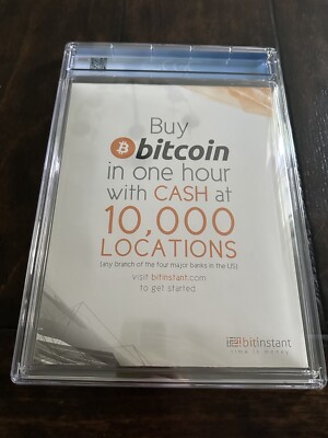 Bitcoin Magazine #1 1st Issue GRADED CGC 9.0 Own Part Of History