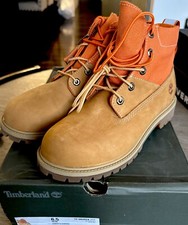 Men's Timberland 6 In Premium Boot Wheat Nubuck TB 0A2DZX 231 Size-6.5