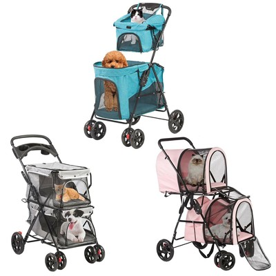 double dog stroller