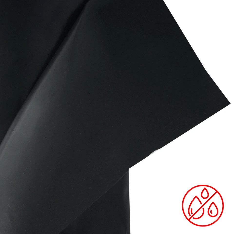 Baufolie Typ 200/300 Estrichfolie Abdeckfolie PE 4x25m 100m² Schwarz wasserfest - Bild 2 von 4