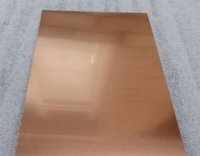 Natural Copper Sheet - Multiple Sizes - 0.4mm to 3.0mm - Free Express Shipping - Image 1 of 2