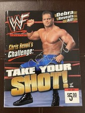 WWE WWF  Chris Benoit Autographed Magazine From July 2001!! Rare            