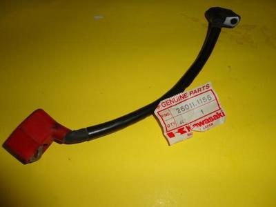 NOS KAWASAKI KZ550 STANDARD LTD GP BATTERY WIRE LEAD 26011-1155