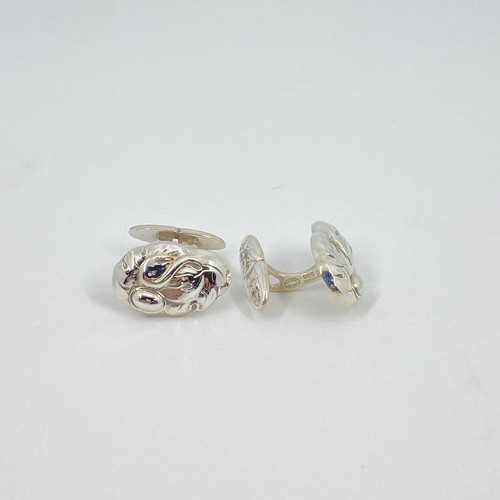 Georg Jensen Silver Cufflinks #10 Beautiful sterling Denmark 925 S - Picture 2 of 7