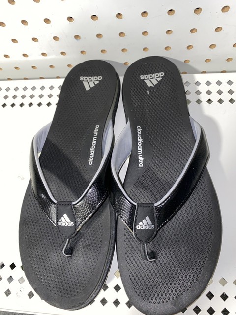 adidas Womens Supercloud Plus Sport Black Gray Thong Sandal Flip Flops 8 for sale online | eBay
