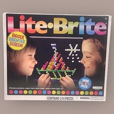 Classic Lite-Brite Ultimate 214 Pieces Retro and Vintage Toy, Gift New In Box
