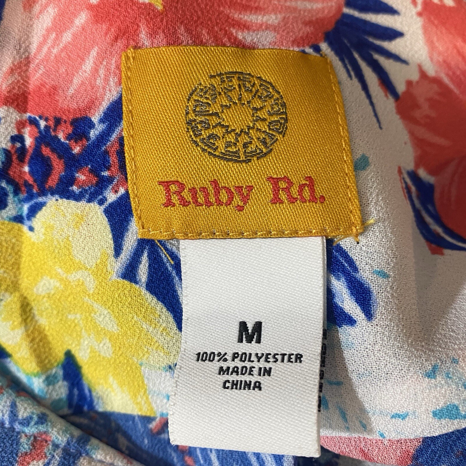 Ruby Rd Womans Lightweight Floral Button Front To… - image 2