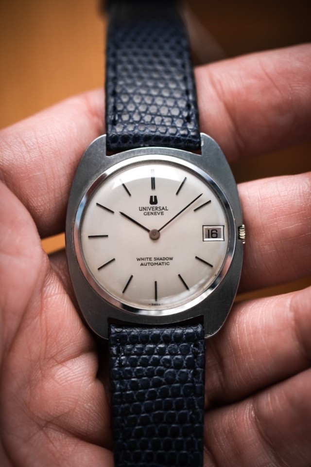 Universal Geneve White Shadow Automatic Microrotor Ref. 867103 Silver