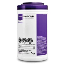 PDI P86984 Super Sani-Cloth Germicidal Disinfectant Wipes Extra Large 75/Can