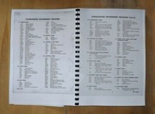 WW2 Half track vehicles.Higher Echelon parts and equipment list.SNLG-102/8