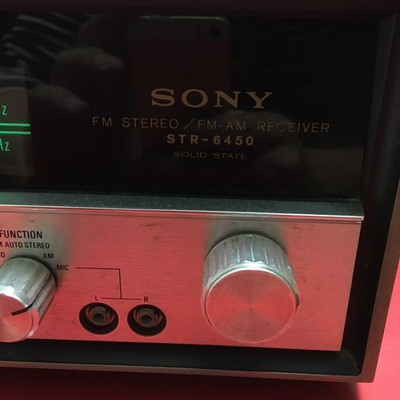 Sony Fm Stereo / Fm-Am Receiver Str-6450 | eBay
