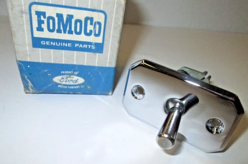 NOS 65 66 Mustang Fairlane Falcon Outside Mirror Remote Control C4OZ-17B676-B