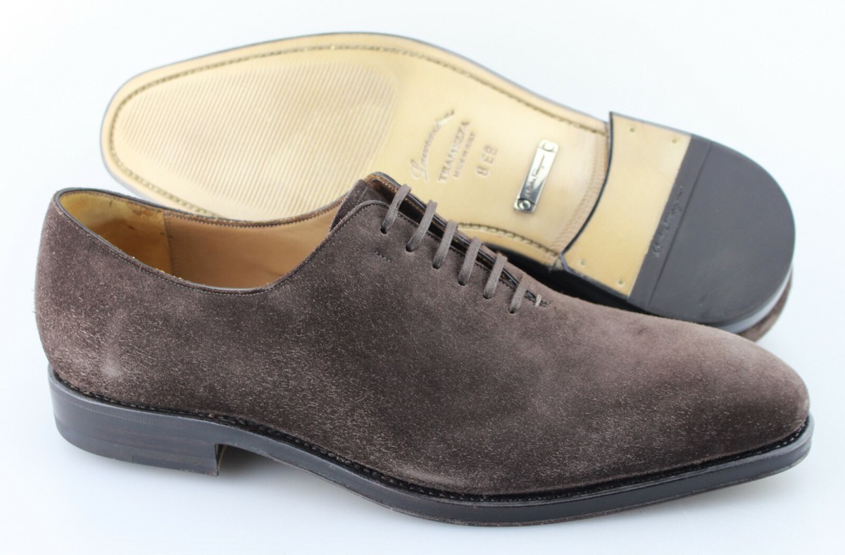 Salvatore Ferragamo Suede Oxfords 7 1/2 Brown Salvatore Ferragamo Men main image 3