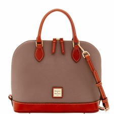 Dooney & Bourke Pebble Grain Zip Zip Satchel