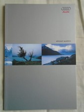 Audi Allroad Quattro brochure Sep 2000 UK market