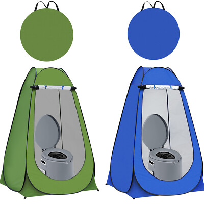Tragbare Toilette 6L mit Pop-Up Sichtschutzzelt