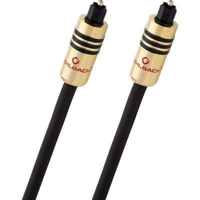OEHLBACH 6081 Hyper Profi Opto optisches Digitalkabel mit Toslink Stecker - 1m