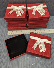 Lot of 11 x 4 Inch Gift Boxes/Gift Card Holder - "FOR YOU" White Ribbon