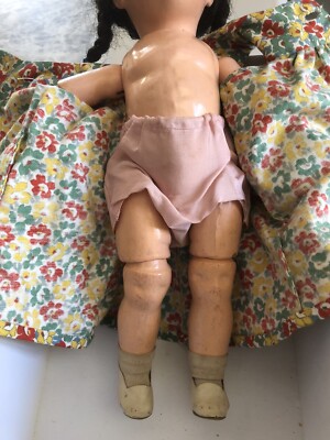 Poupée ancienne SFBJ habits d'origine, yeux dormeurs riboulants, 42 cm