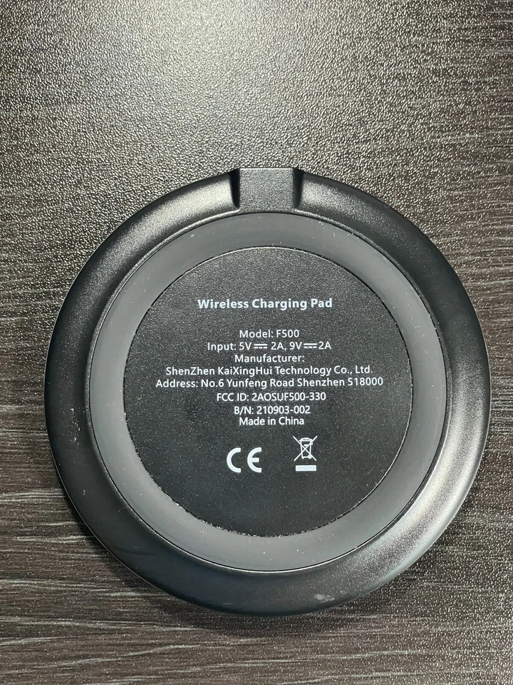 YOOTECH 7.5W Wireless Charger for Apple iPhone & Samsung Galaxy - Black (F500) - Image 3 of 4