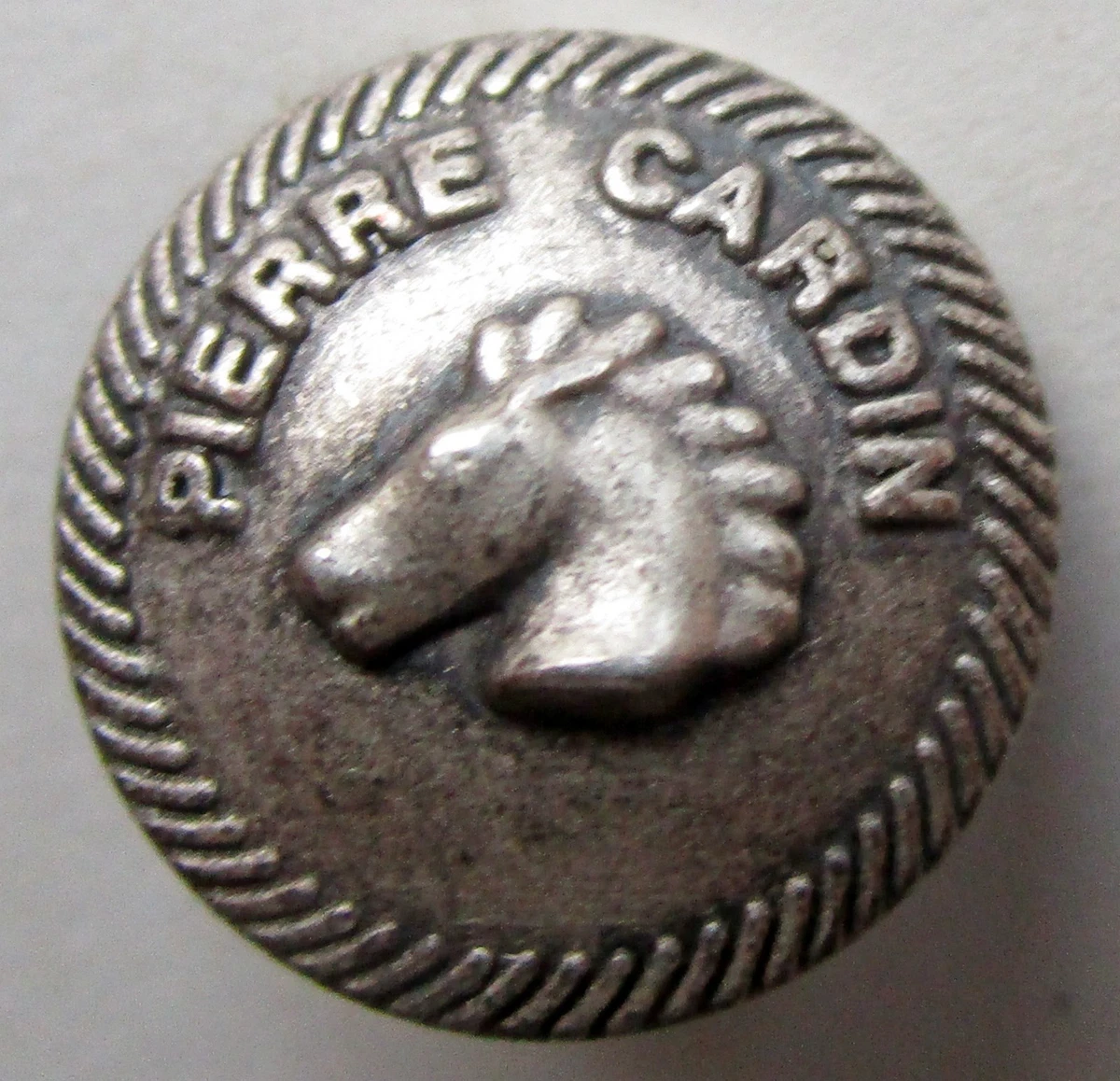 Grand Bouton Ancien – Chevalier En Armure – Métal Bronze – 37 Mm – France