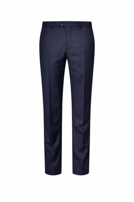 Ben Sherman Navy Blue Trousers Slim Fit 100% Wool Lightweight Suit Pants Formal