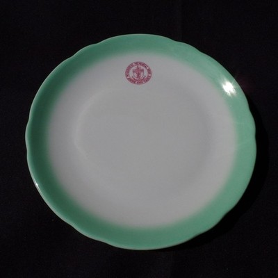 Bishop McGuinness High School Plate Kernersville NC 1959 Jackson Restaurant Ware