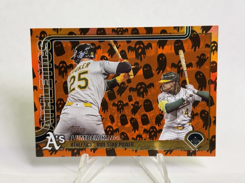 2025 Topps Update-Veteran Combos SP ‘Ghost Foil’ Brent Rooker, Lawrence Butler