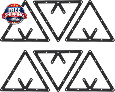6 Pcs Billiards Magic Ball Rack, Triangle Magic Rack, Magic Rack 8 9 10 Ball Bil