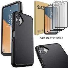 For Samsung Galaxy A06 A07 A17 A26 A36 A56 Case Shockproof Cover/Tempered Glass