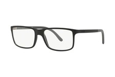 New Polo Ralph Lauren Man Rectangle Eyeglasses PH2126 5534 Matte Black 58mm