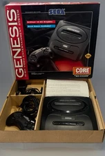 Sega Genesis II 2 video game system Console CIB complete in box Tested See Video