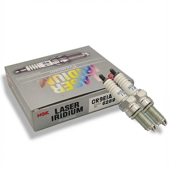 2X NGK Laser Iridium ZüNdkerzen CR9EIA-9 FüR Kawasaki KLE 650 Versys 2007-image