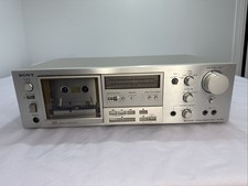 Vintage Sony Cassette Deck Player Recorder Tapecorder TC-K61 Silver Works