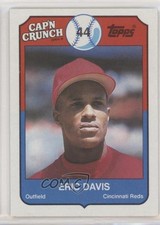 1989 Topps Cap'n Crunch Food Issue Eric Davis #13 b5y