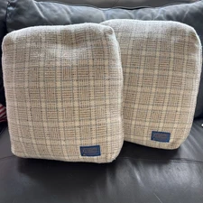 Vintage Pendleton Mills Wool Throw Accent Pillows 17 x 14 80s 90s Made In USA