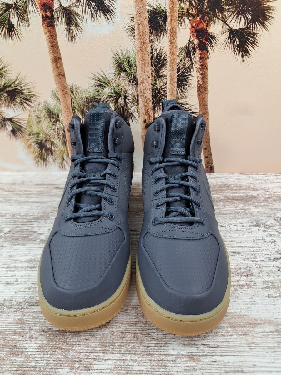 Nike Court Borough Mid Winter Dark Grey Sneakers AA0547-001 Men's
