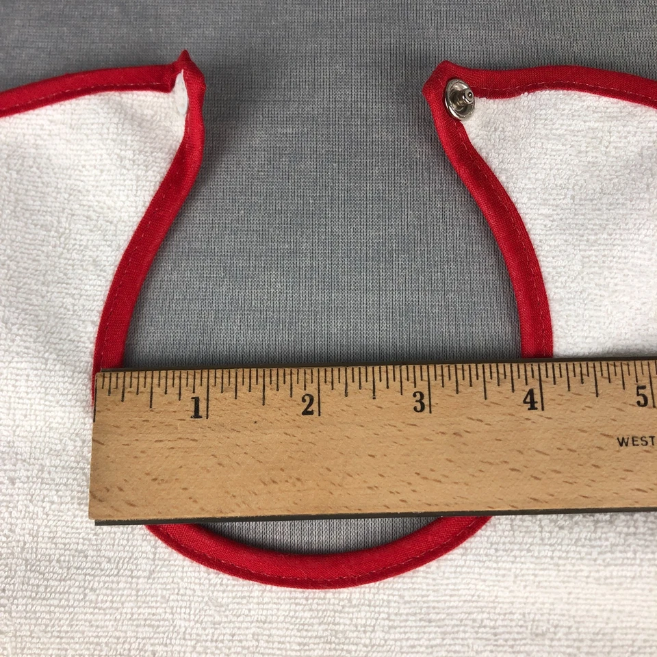 Babero infantil Bunnykins vintage de Kleinerts EE. UU. Royal Doulton alrededor de los años 70 sin usar Foto 3 de 4